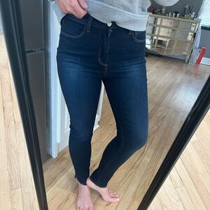 L’AGENCE Avery High Waist, High Rise, Deep Space, Side Slit, Skinny Jeans Sz 28